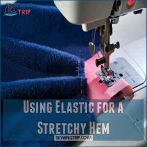 Using Elastic for a Stretchy Hem