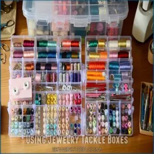 Using Jewelry Tackle Boxes