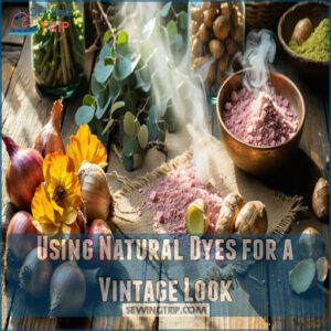 Using Natural Dyes for a Vintage Look