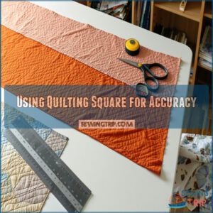 Using Quilting Square for Accuracy