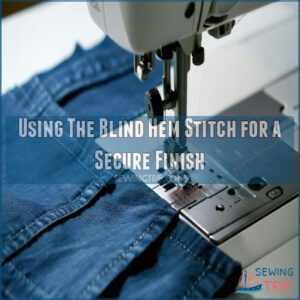 Using The Blind Hem Stitch for a Secure Finish