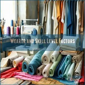 Wearer and Skill Level Factors