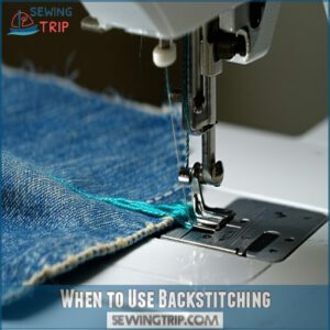 When to Use Backstitching