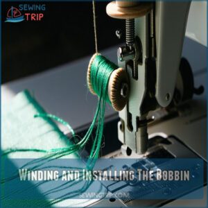 Winding and Installing The Bobbin