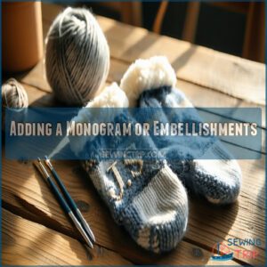 Adding a Monogram or Embellishments