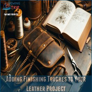 Adding Finishing Touches to Your Leather Project