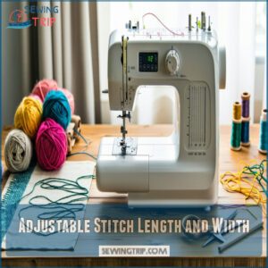 Adjustable Stitch Length and Width