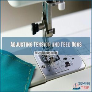 Adjusting Tension and Feed Dogs