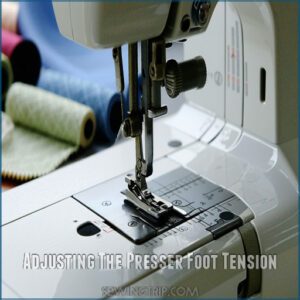 Adjusting The Presser Foot Tension