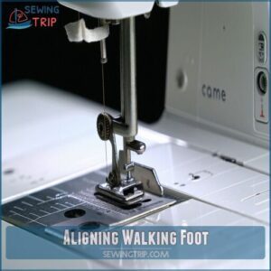 Aligning Walking Foot