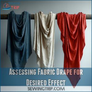 Assessing Fabric Drape for Desired Effect