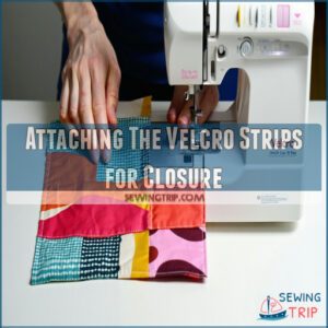 Attaching The Velcro Strips for Closure