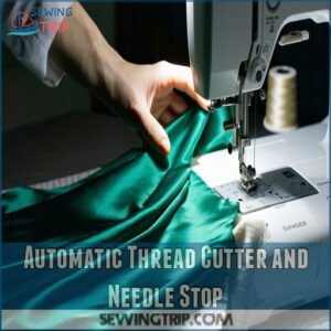 Automatic Thread Cutter and Needle Stop