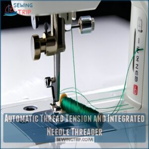 Automatic Thread Tension and Integrated Needle Threader