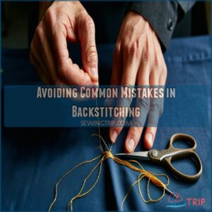 Avoiding Common Mistakes in Backstitching