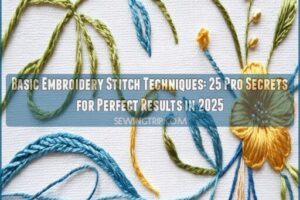 basic embroidery stitch techniques