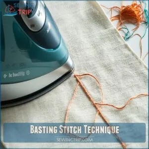 Basting Stitch Technique