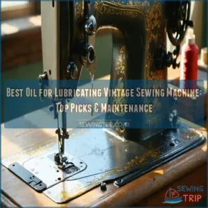 best oil for lubricating vintage sewing machine