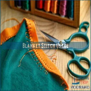 Blanket Stitch Usage