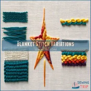 Blanket Stitch Variations