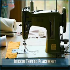 Bobbin Thread Placement