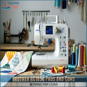 Brother HC1850 Pros and Cons