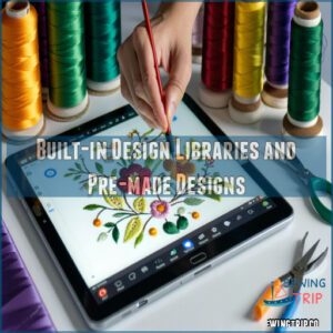 Built-in Design Libraries and Pre-made Designs