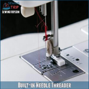 Built-in Needle Threader