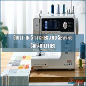 Built-in Stitches and Sewing Capabilities