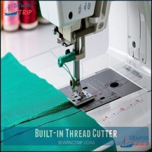 Built-in Thread Cutter