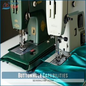 Buttonhole Capabilities