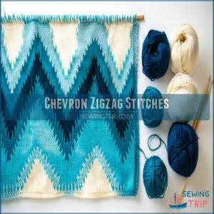 Chevron Zigzag Stitches