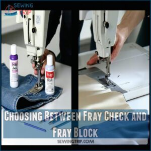 Choosing Between Fray Check and Fray Block