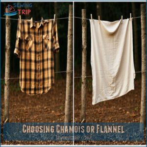 Choosing Chamois or Flannel