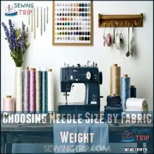 Choosing Needle Size by Fabric Weight