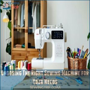 Choosing The Right Sewing Machine for Your Needs