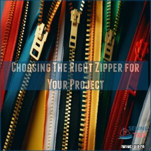 Choosing The Right Zipper for Your Project