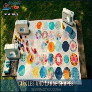 Circles and Large Shapes