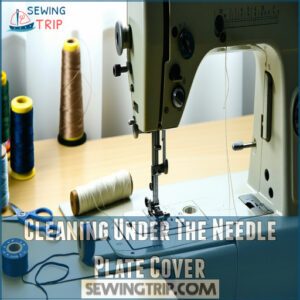 Cleaning Under The Needle Plate Cover