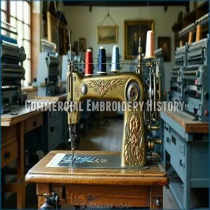 Commercial Embroidery History