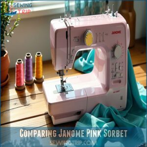 Comparing Janome Pink Sorbet