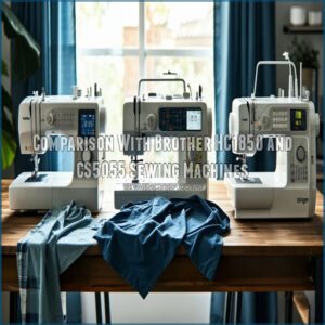 Comparison With Brother HC1850 and CS5055 Sewing Machines