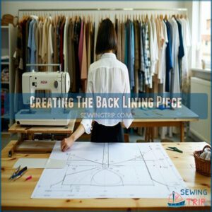 Creating The Back Lining Piece