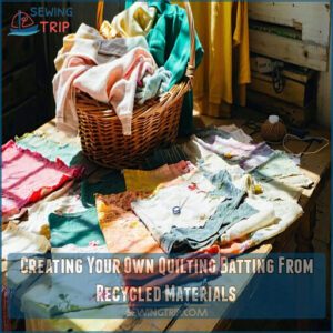 Creating Your Own Quilting Batting From Recycled Materials