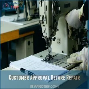 Customer Approval Before Repair