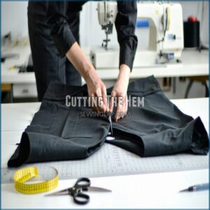 Cutting The Hem