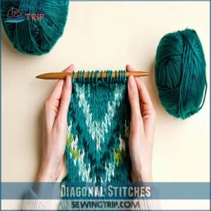 Diagonal Stitches