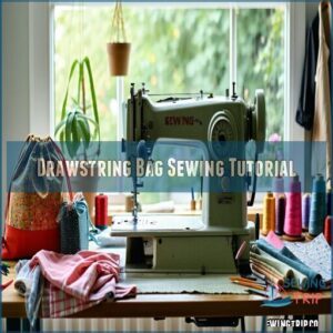 Drawstring Bag Sewing Tutorial