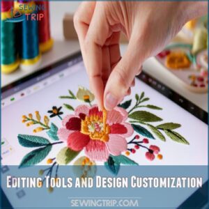 Editing Tools and Design Customization