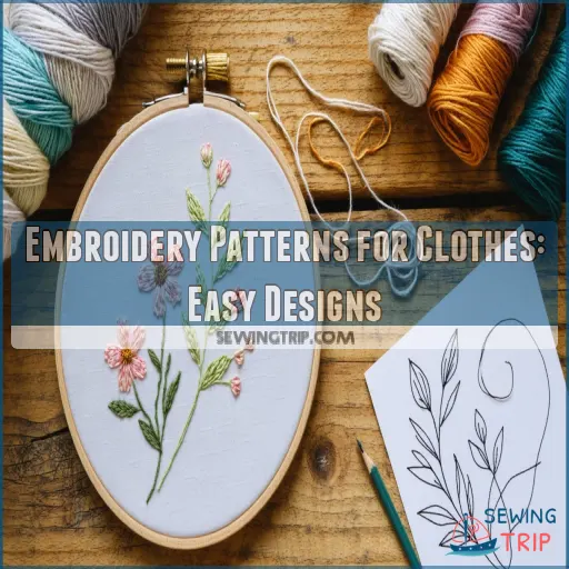 embroidery patterns for clothes